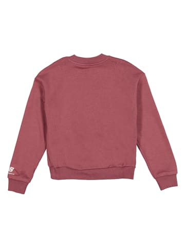 New Balance Sweatshirt "Essentials Varsity" in Rot