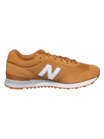 New Balance Leder-Sneakers "515" in Hellbraun