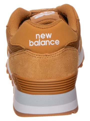 New Balance Leder-Sneakers "515" in Hellbraun