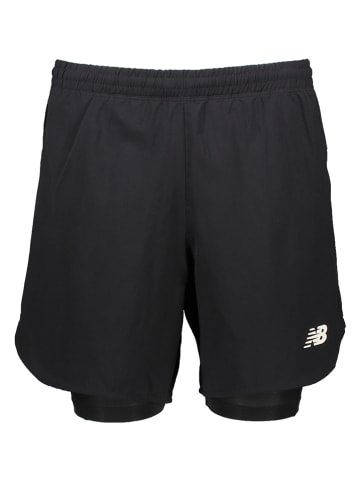 New Balance 2-in-1-Funktionsshorts "Q Speed" in Schwarz