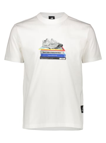 New Balance Shirt "Sneaker" in Weiß
