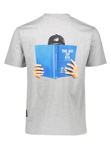 New Balance Koszulka "Literature" w kolorze szarym