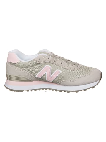 New Balance Leder-Sneakers "515" in Beige/ Rosa