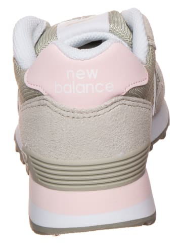New Balance Leder-Sneakers "515" in Beige/ Rosa