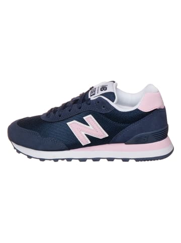 New Balance Leder-Sneakers "515" in Dunkelblau/ Rosa