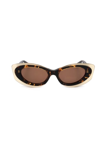 Kendall + Kylie Damen-Sonnenbrille in Braun/ Hellbraun