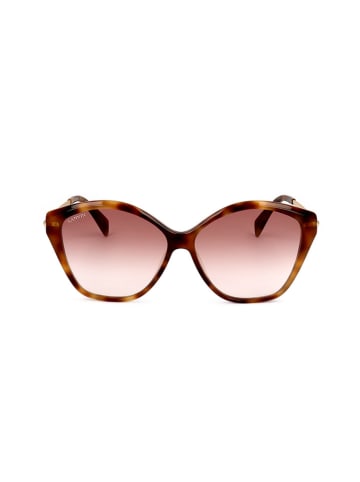 Lanvin Dameszonnebril lichtbruin-goudkleurig/lichtroze