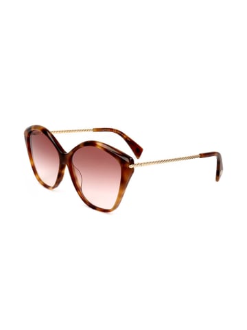 Lanvin Dameszonnebril lichtbruin-goudkleurig/lichtroze