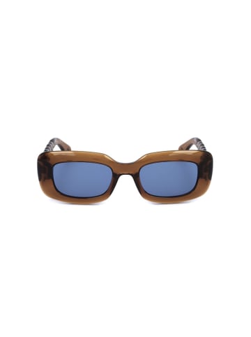 Lanvin Damen-Sonnenbrille in Hellbraun/ Blau
