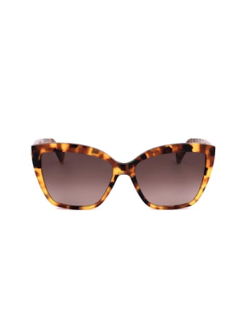 Lanvin Dameszonnebril lichtbruin/geel