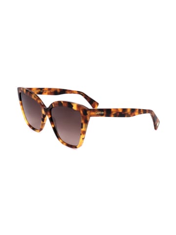 Lanvin Dameszonnebril lichtbruin/geel