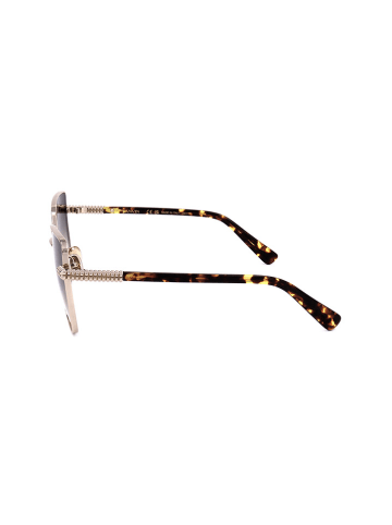Lanvin Damskie okulary przeciwsłoneczne w kolorze złoto-szarym