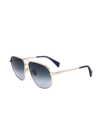 Lanvin Unisex-Sonnenbrille in Dunkelblau/ Gold