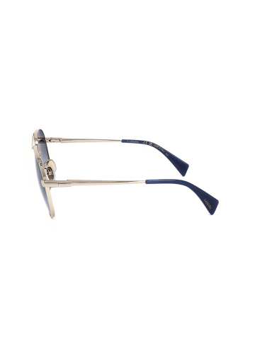 Lanvin Unisex-Sonnenbrille in Dunkelblau/ Gold