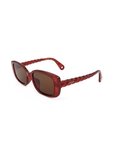Lanvin Damskie okulary przeciwsłoneczne w kolorze jasnobrązowym