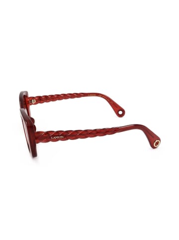 Lanvin Damskie okulary przeciwsłoneczne w kolorze jasnobrązowym