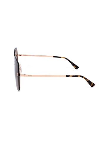 Moschino Damen-Sonnenbrille in Gold/ Braun