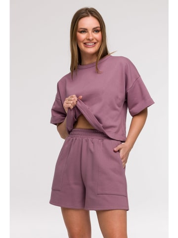 Be Wear Sweatshort paars