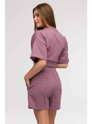 Be Wear Szorty dresowe w kolorze fioletowym