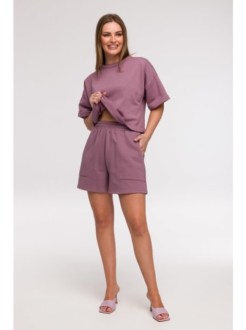 Be Wear Sweatshort paars