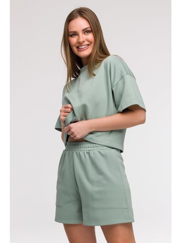 Be Wear Sweatshort mintgroen