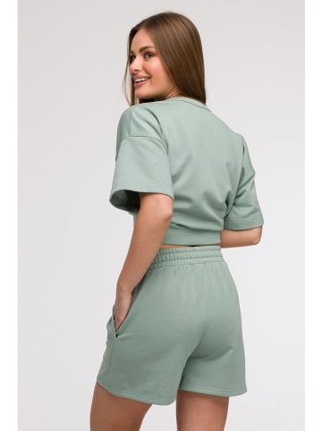 Be Wear Sweatshort mintgroen