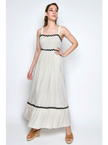 Tarifa Kleid in Creme