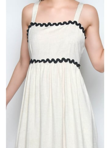 Tarifa Kleid in Creme