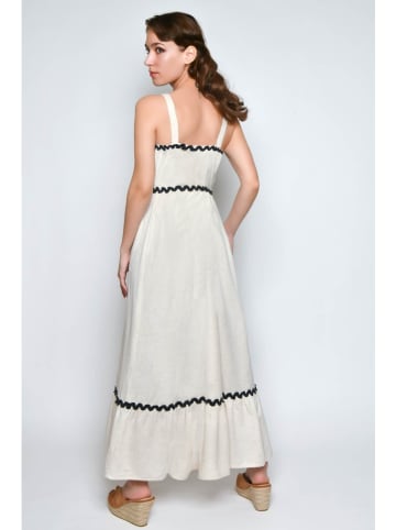 Tarifa Kleid in Creme