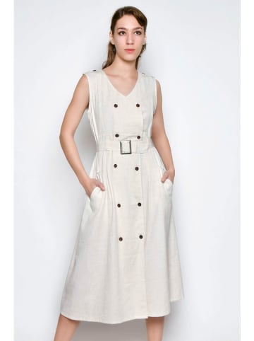 Tarifa Kleid in Creme