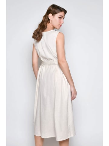 Tarifa Kleid in Creme