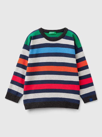 Benetton Sweter ze wzorem