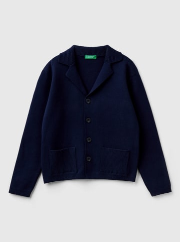 Benetton Kardigan w kolorze granatowym