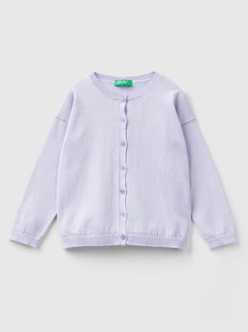 Benetton Kardigan w kolorze fioletowym