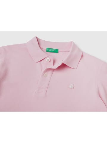 Benetton Poloshirt in Rosa