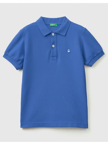 Benetton Poloshirt in Blau