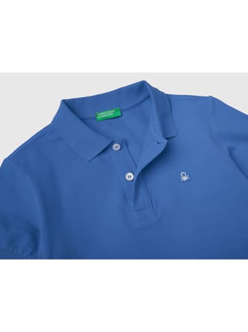 Benetton Poloshirt in Blau