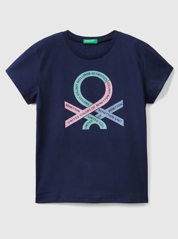 Benetton Shirt in Dunkelblau