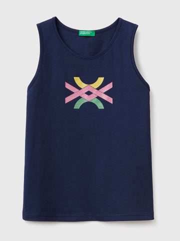 Benetton Top in Dunkelblau