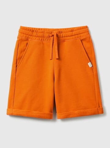 Benetton Bermudy w kolorze pomarańczowym