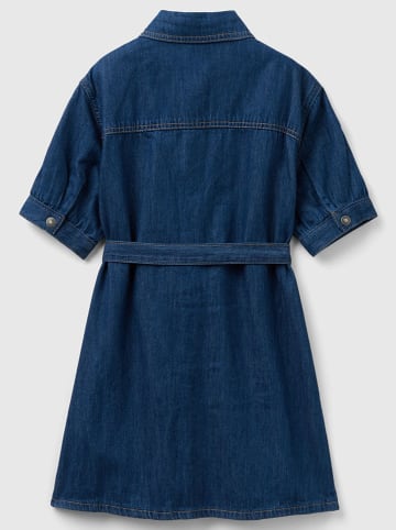 Benetton Jeans-Kleid in Dunkelblau