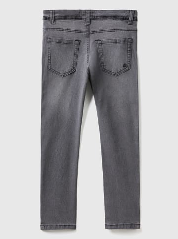 Benetton Dżinsy - Regular fit - w kolorze szarym