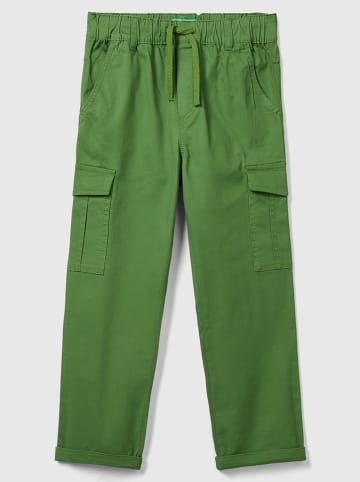 Benetton Bojówki w kolorze zielonym