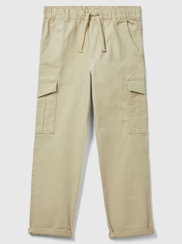 Benetton Cargohose in Beige
