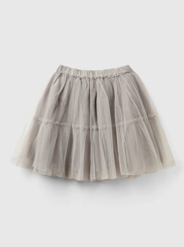 Benetton Tüllrock in Grau