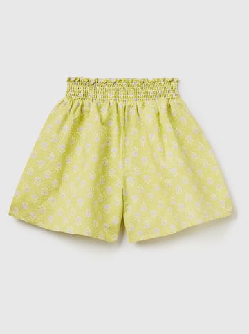 Benetton Linnen short geel