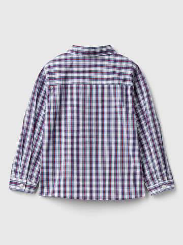 Benetton Hemd in Rot/ Blau
