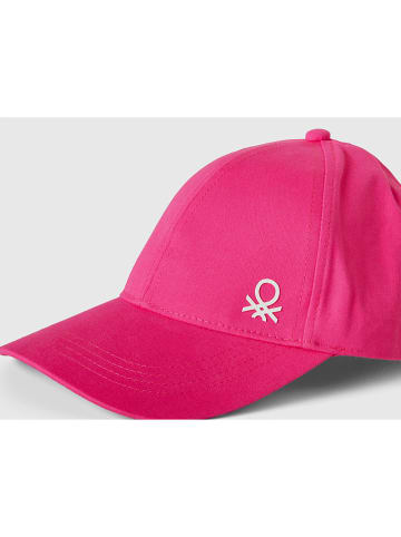 Benetton Czapka w kolorze różowym