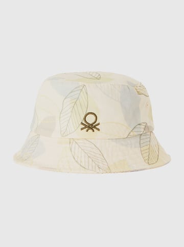 Benetton Sonnenhut in Creme