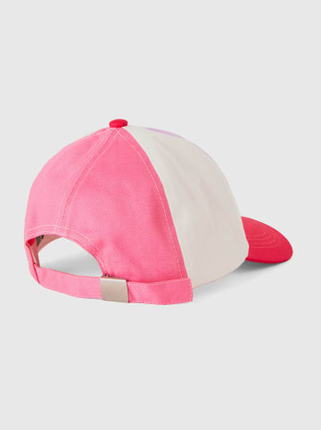 Benetton Cap in Rot/ Lila